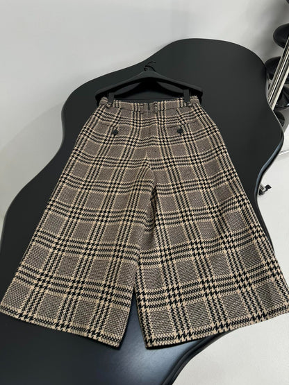 YSL 25S STRIPED STRAIGHT-LEG PANTS STYLE 228