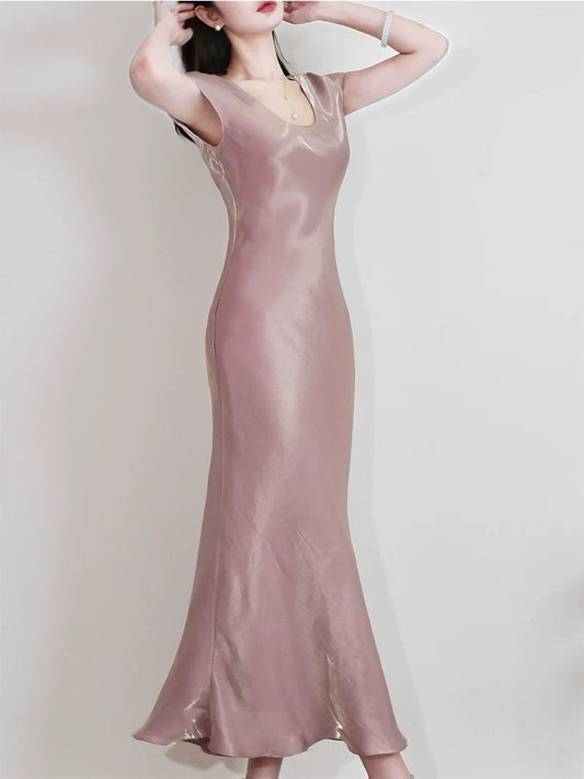 Banquet mermaid dress elegant long party dress       S6003