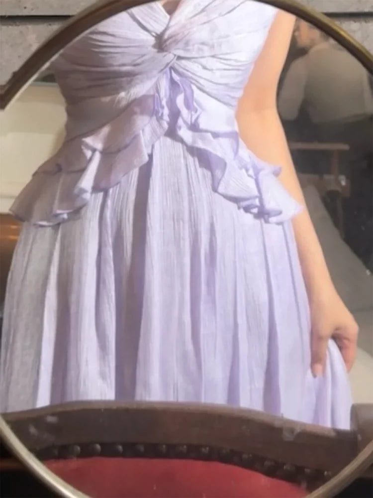 beautiful backless seaside holiday dress party dress    S6053