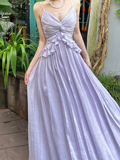 beautiful backless seaside holiday dress party dress    S6053