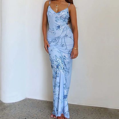 Modest Mermaid Spaghatti Straps Light Blue Prom Dress Long Evening Dresses       fg7160