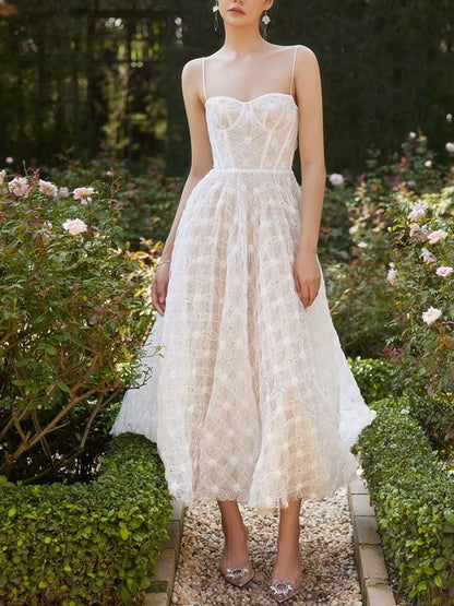 white tulle dress sexy long party dress       S6002