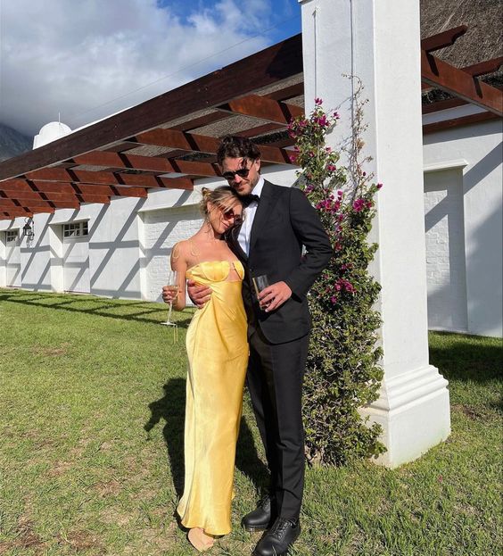 Yellow Party Prom Dress Fashion Evening Gown