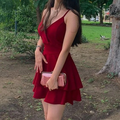 Red Homecoming Dresses fashion Outfits Paty Gowns