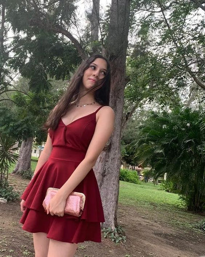 Red Homecoming Dresses fashion Outfits Paty Gowns