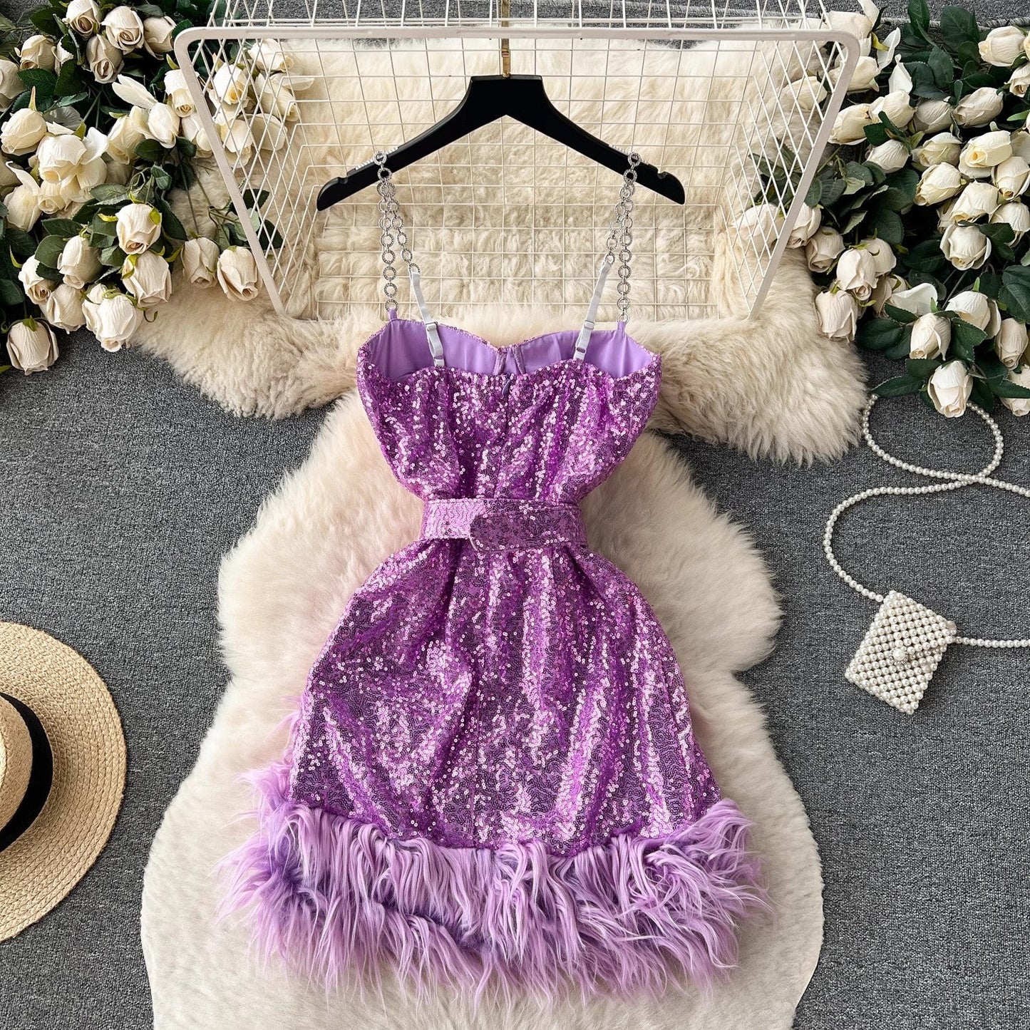 Sexy sequined dress    S4669
