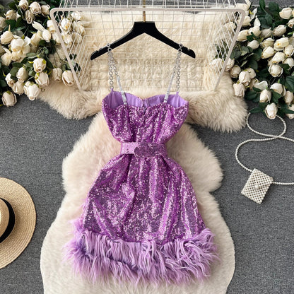 Sexy sequined dress    S4669