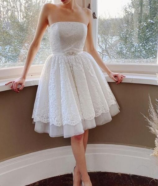 Short Wedding Dress Wedding Receiption Dress Bridal Gown Dresses For Brides