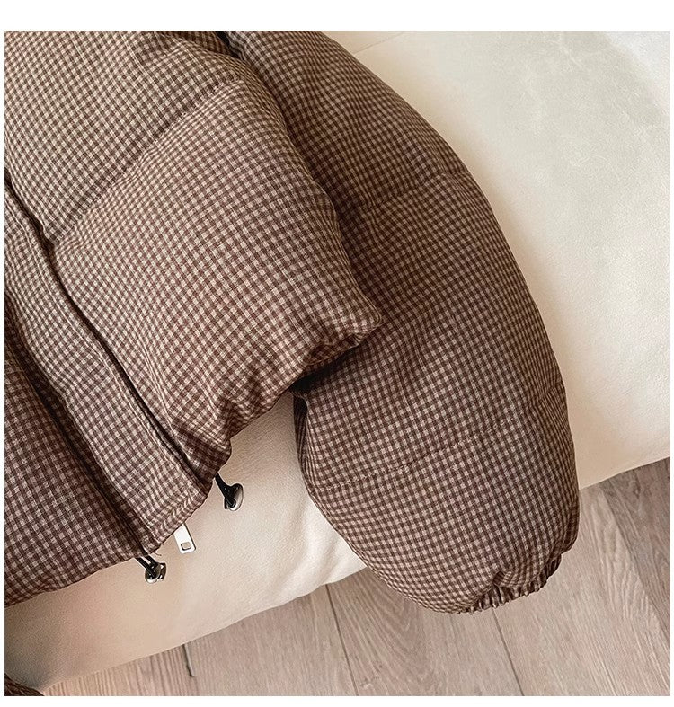 Winter plaid jacket for women new jacket     S4926