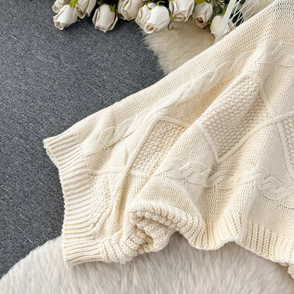 knitted sweater two-piece set for women new suit     S4604