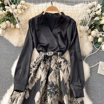 elegant dress for women elegant lady dress long skirt     S4508