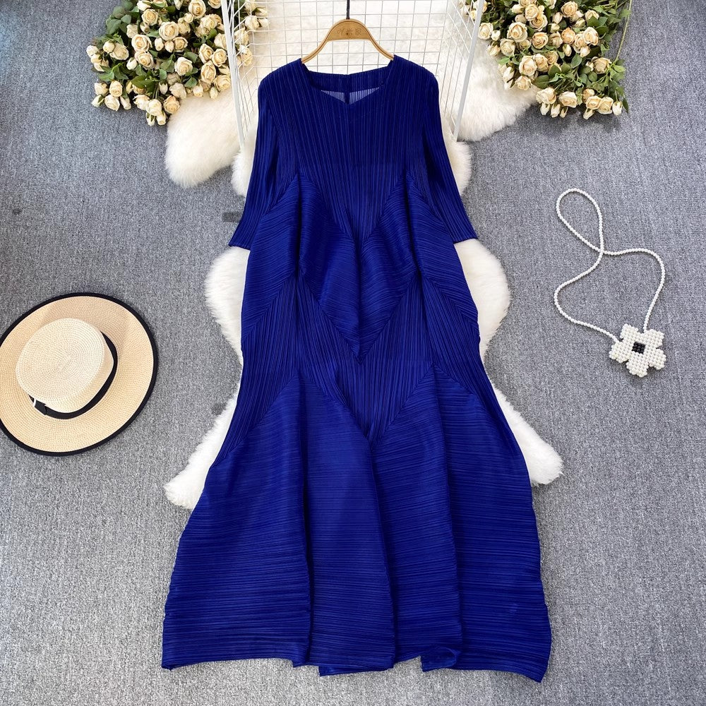 women's summer loose seaside vacation lazy style beach long dress      S3912