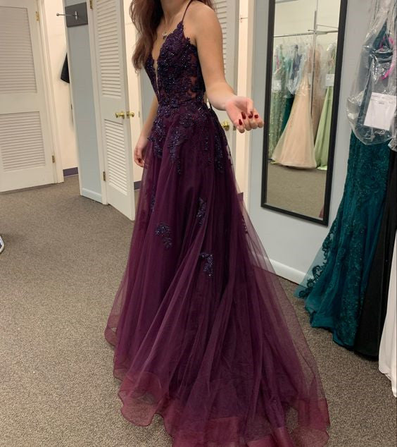 stunning evening dresses long appliqué elegant prom gown for women