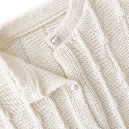 simple solid color sweater knitted cardigan     S4767