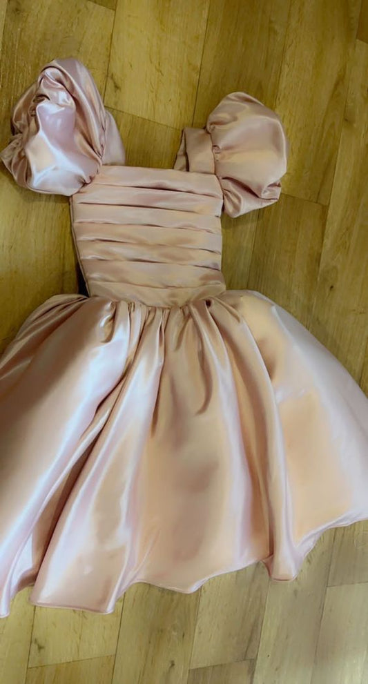 Pink Homecoming Dress Short Party Gown