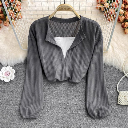 Short T-Shirts for Women, Fashionable and Chic Short Tops     S3922