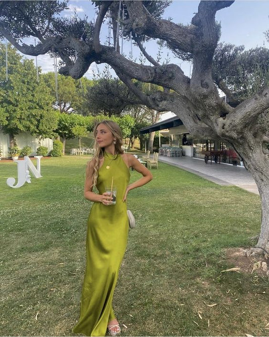 Green Long prom dress Evening Gown Party Dress