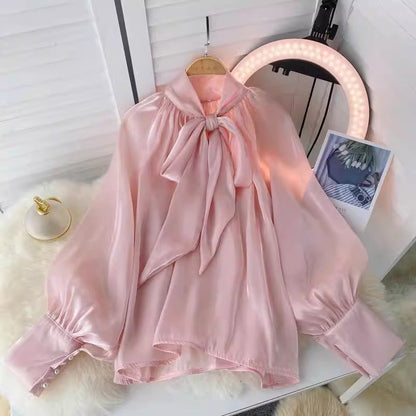 women's design puff sleeve top for women     S4631