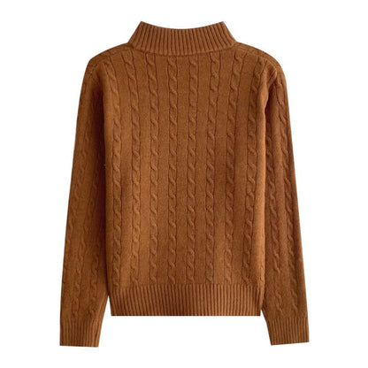 embroidered soft sweater top       S4681