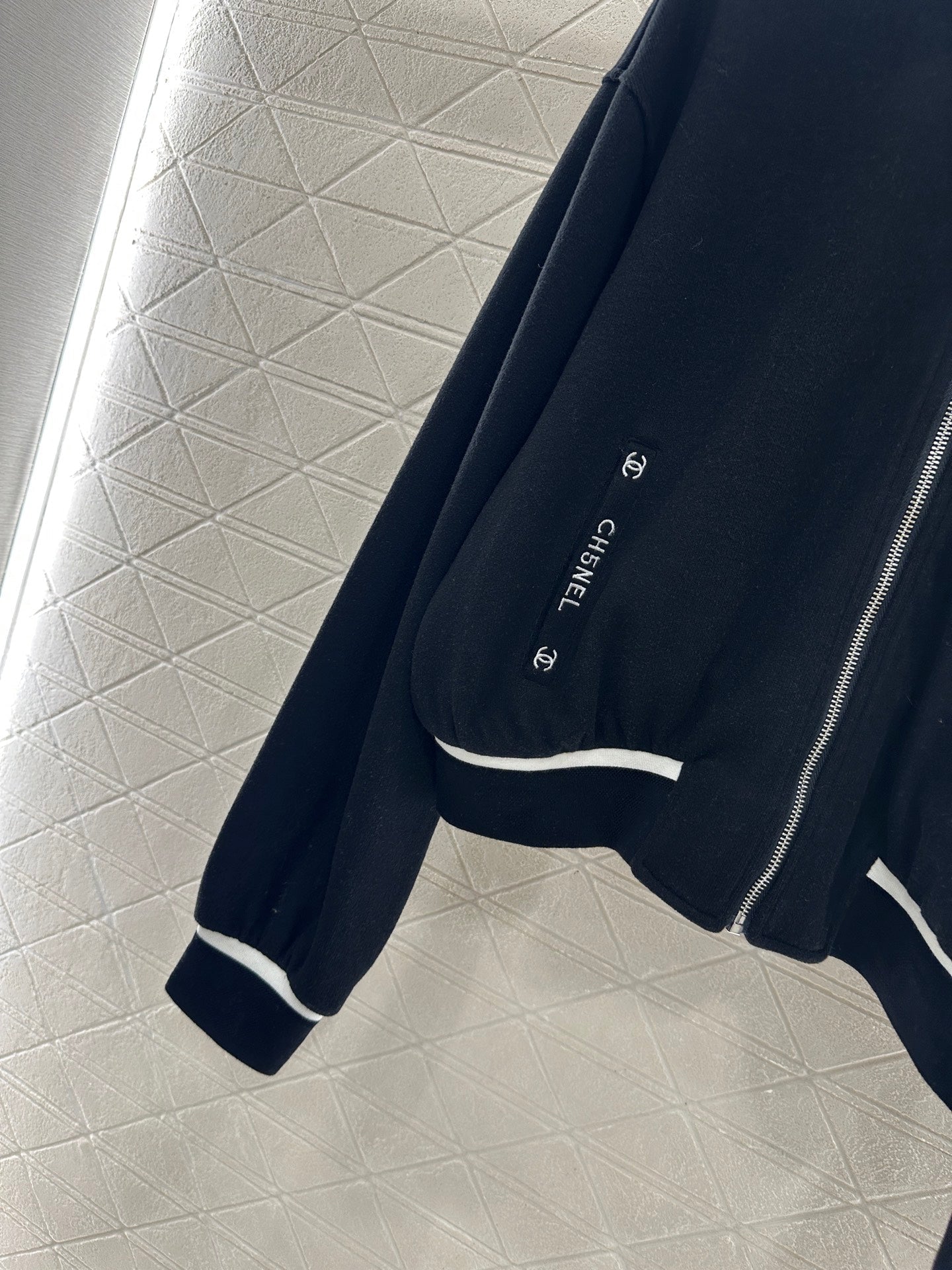 CC 25 Jacket and Pants Set Black Viscose and Polyester