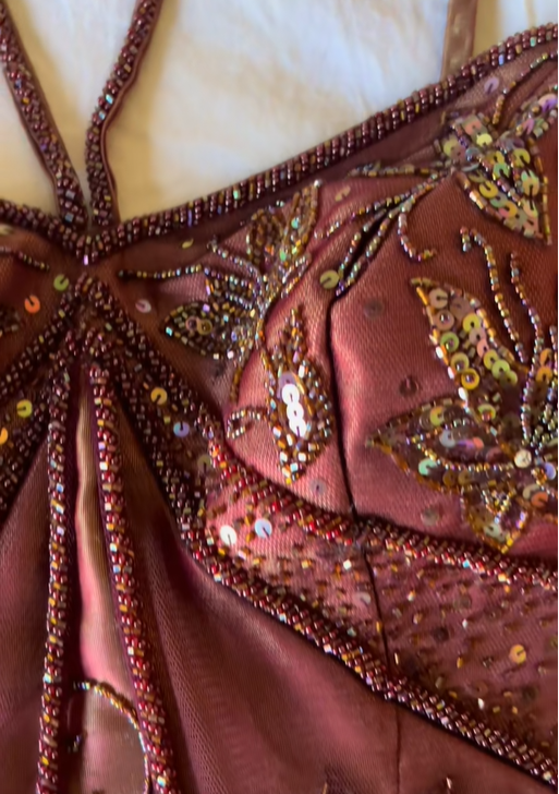 Retro Spaghetti Straps Tulle Satin Beaded Mermaid Long Wedding Guest Dress Evening Dress D1857
