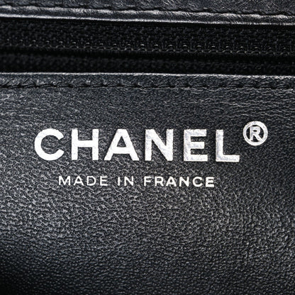 Aged Calfskin Quilted 2.55 Reissue Mini Flap So Black