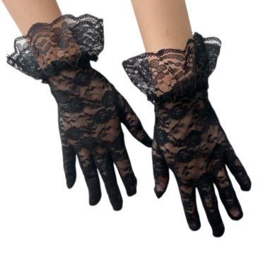 Children's lace gloves tea party gloves princess gloves suitable for weddings and Halloween     S6214