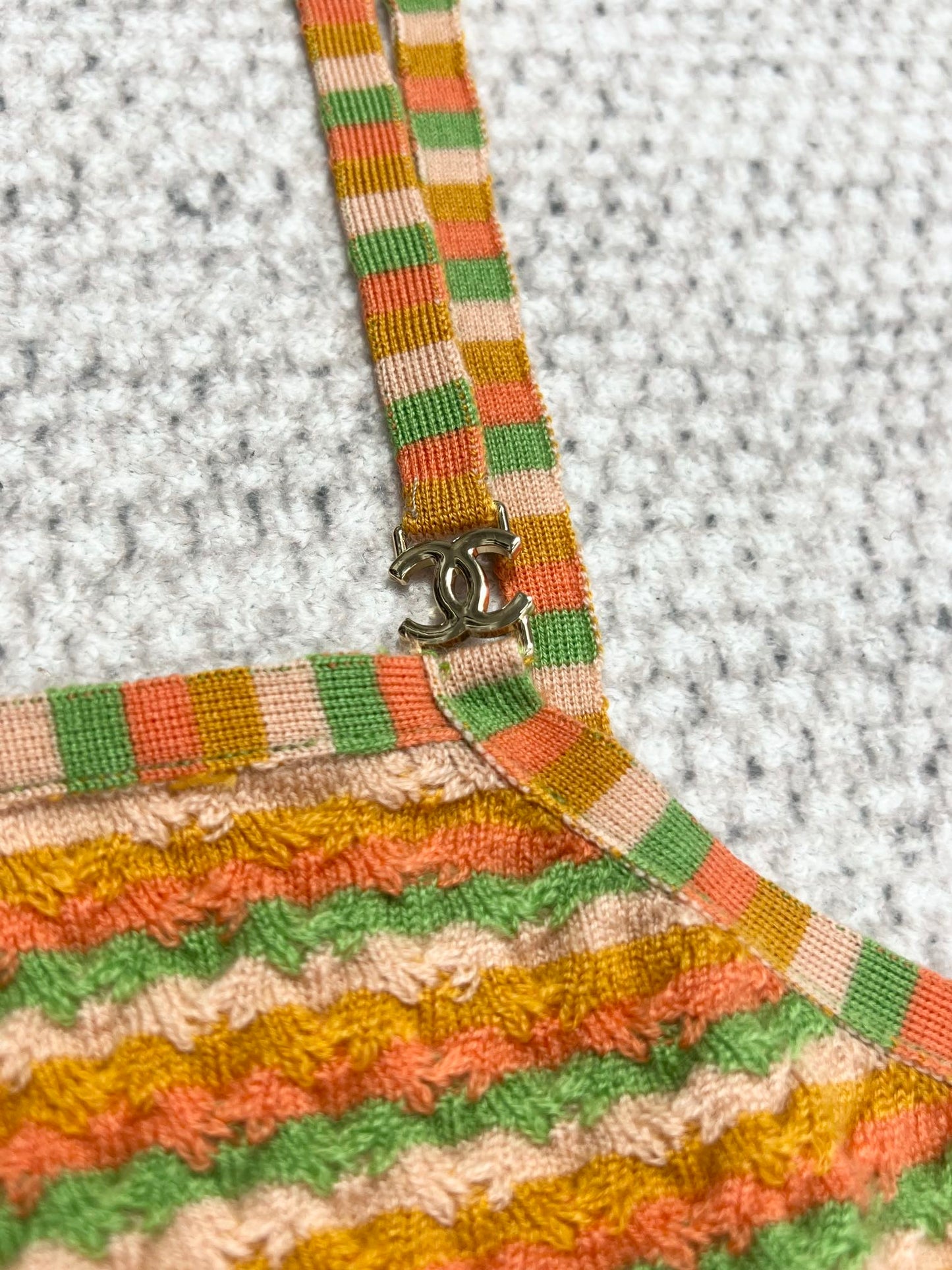 CC Tank Top Multicolor Wool Cashmere