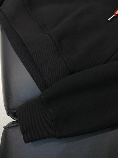 Burberry 25 Hooded Sweatshirt Black Cotton