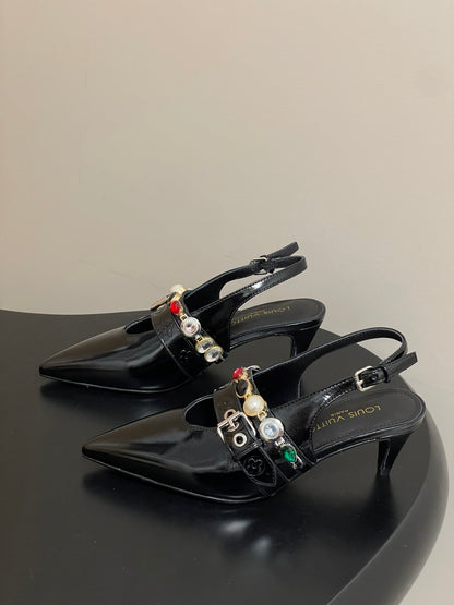 LV 2026 Vibe Slingback Pump Cowhide