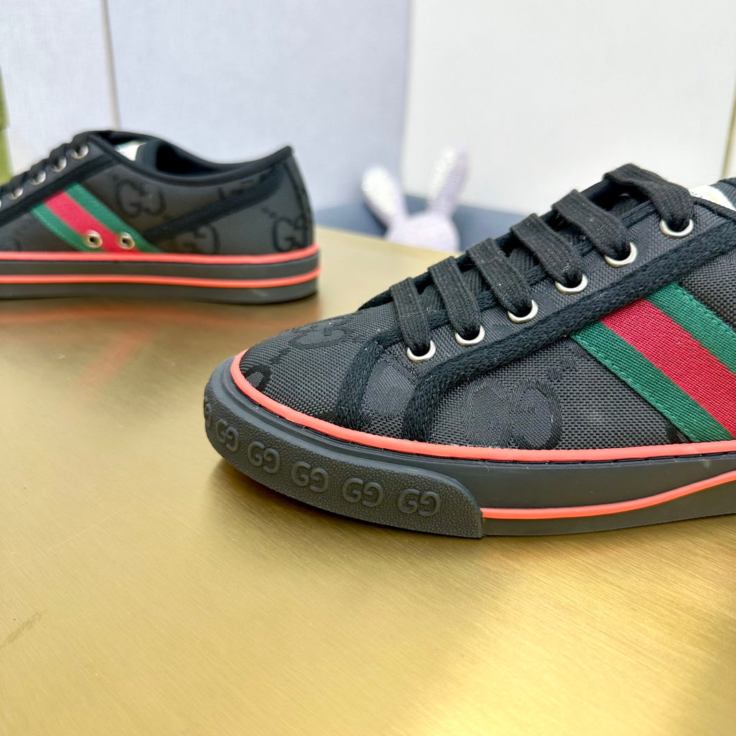 GG TENNIS 1977 TRAINER BLACK CANVAS