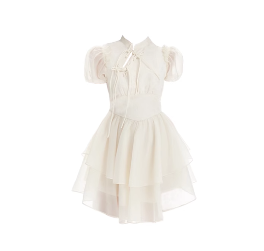 Sweet and spicy princess pure desire style mesh tulle skirt dress new design R0161