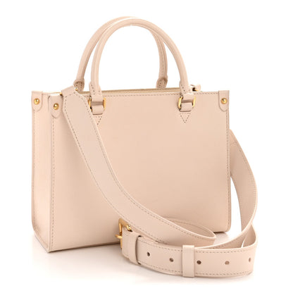Calfskin Lock & Go Tote Quartz