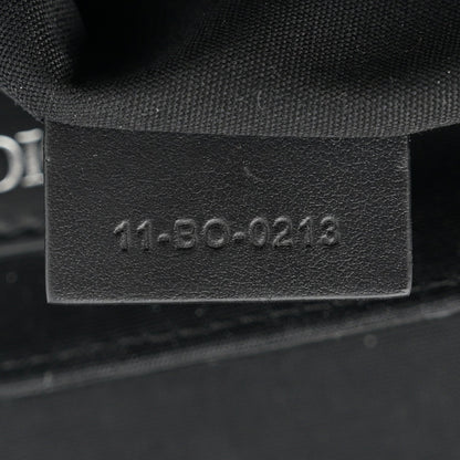 Coated Canvas CD Diamond Mini Hit The Road Bag Black