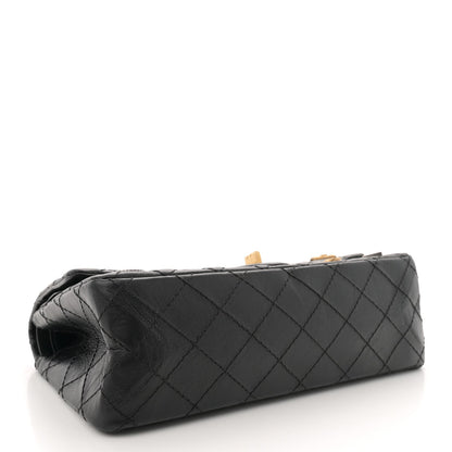 Aged Calfskin Quilted Casino 2.55 Reissue 225 Flap Black