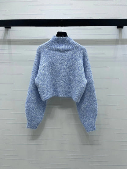 CC 26 Cropped Zip Sweater Wool 793820