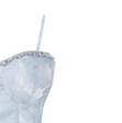 Tea break French blue suspender dress seaside holiday beach dress R0006