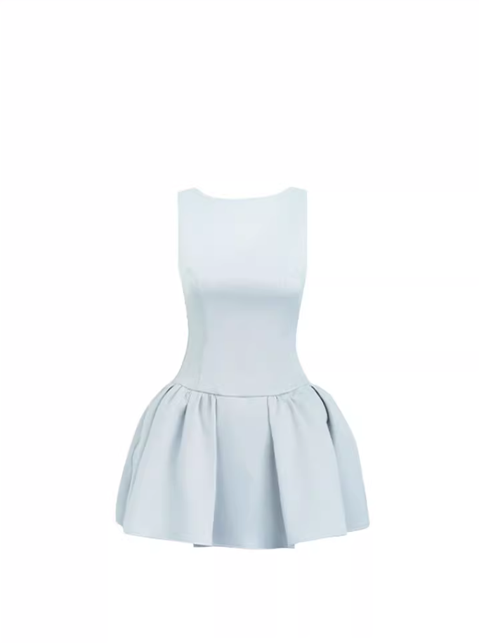 French style beautiful design backless flower tutu skirt short skirt 2025 new R3382