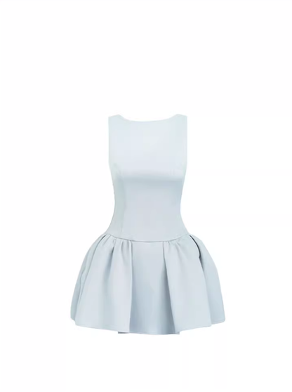 French style beautiful design backless flower tutu skirt short skirt 2025 new R3382