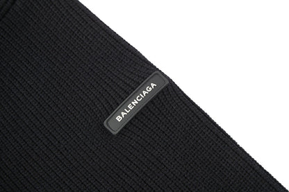 Balenciaga 25 Sweater Black Wool 0006