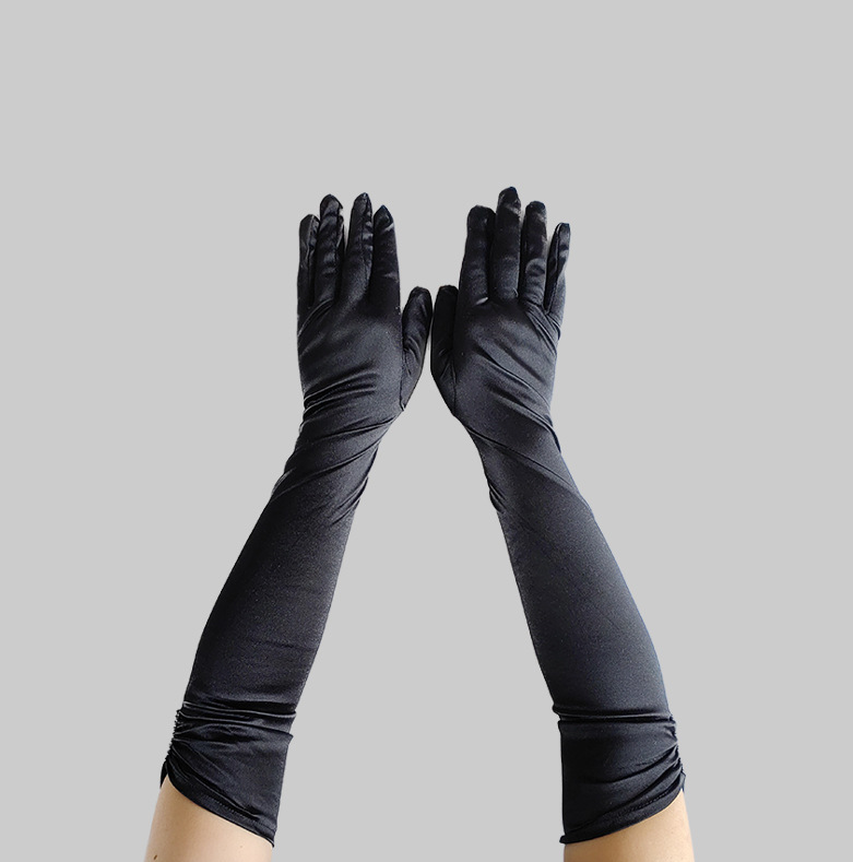 Prom Dinner Party Gloves Elegant Evening Dress Etiquette Dinner Accessories Arm Covers     S6249