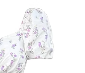 Waisted one-shoulder neckline puff sleeve princess puffy skirt 2025 new short floral skirt R0013