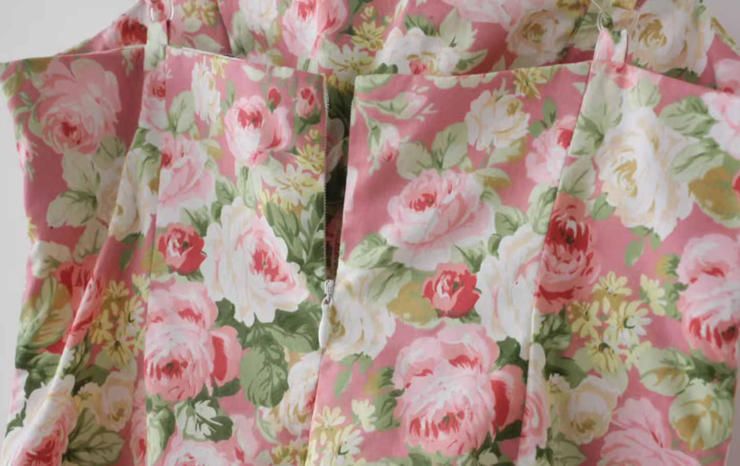 French retro pink floral chest cushion sexy slimming waist cinching suspender skirt new style R2875
