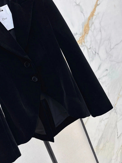 DIOR 25S VELVET BLAZER 523