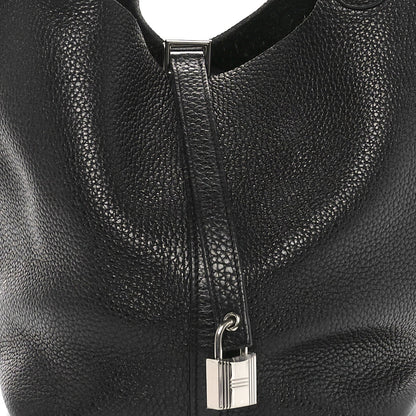 Taurillon Clemence Picotin Lock 22 MM Black