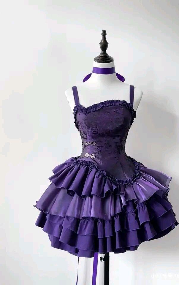Beautiful Purple Spaghetti Straps Satin Layerer A Line Short 16th Birthday Outfits Formal Homecoming Dress S877