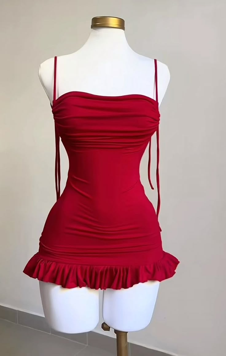 Sexy Red Straps Sheath Backless Short Party Dresses Homecoming Dresses, D1317