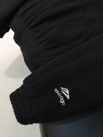 Balenciaga 25 Hoodie Black Lambwool 0055