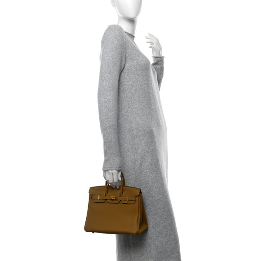 Togo Birkin 25 Bronze Dore