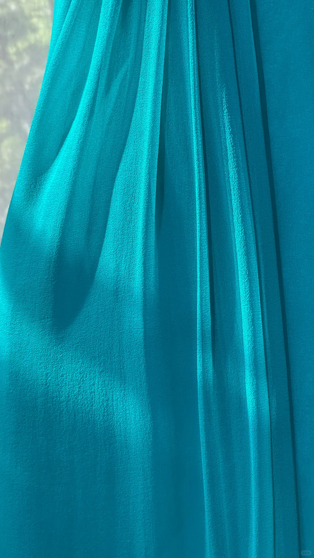 Elegant One Shoulder Blue Chiffon Long Prom Dress Formal Party Gown